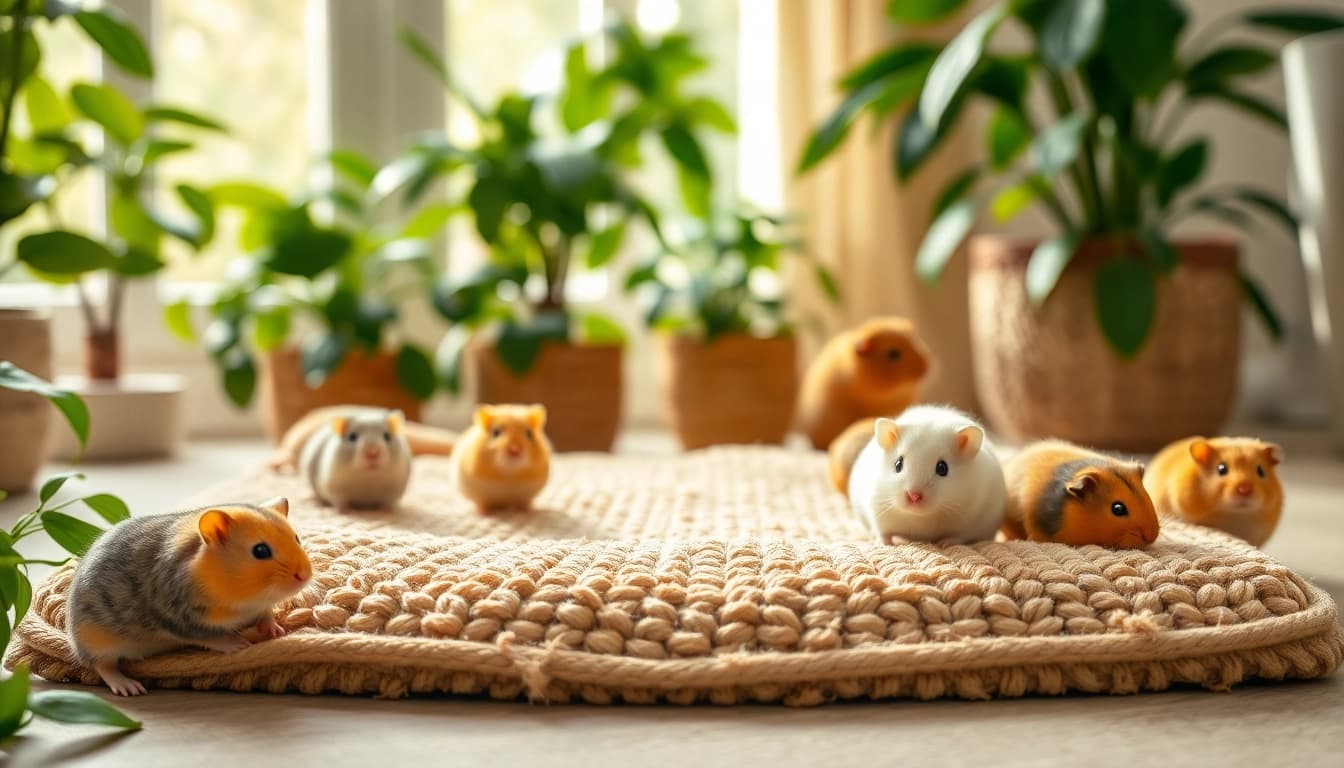 Nagermatte für Nagetiere, natürliche Materialien und hohe Qualität für das Wohlbefinden Ihrer Tiere.