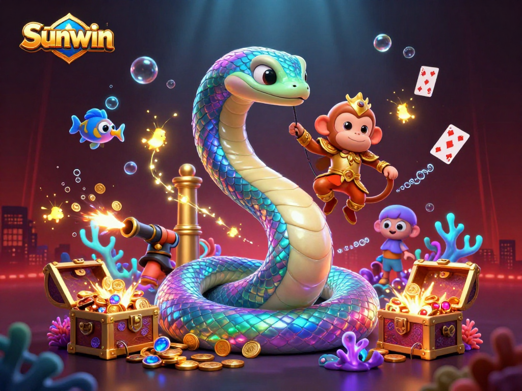 Experience thrilling gameplay like Sunwin with gold treasures and vibrant fantasy elements.