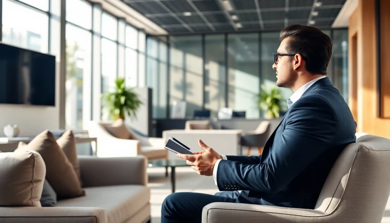 Headhunter Schweiz berät Bewerber in modernem Büro mit professioneller Atmosphäre.