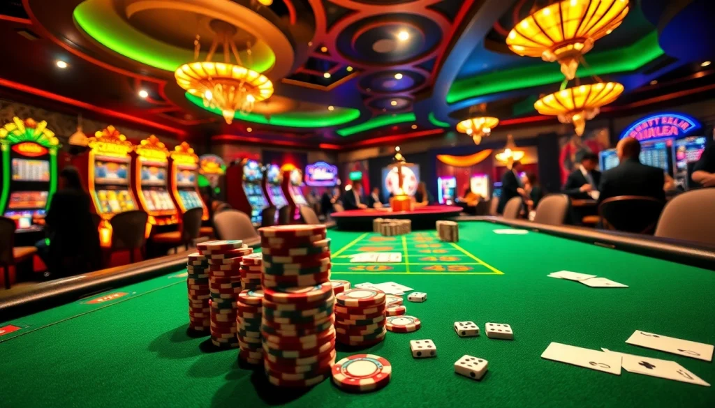 Players strategizing at a luxurious poker table while enjoying the excitement of CM88 casino gaming.